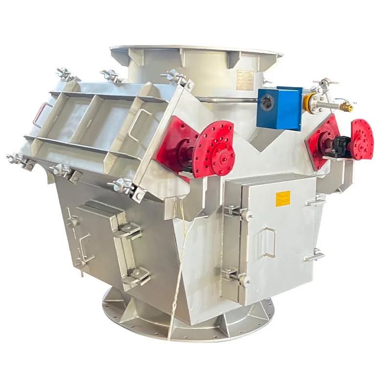 Высокотемпературная поворотная заслонка с противовесом (1)