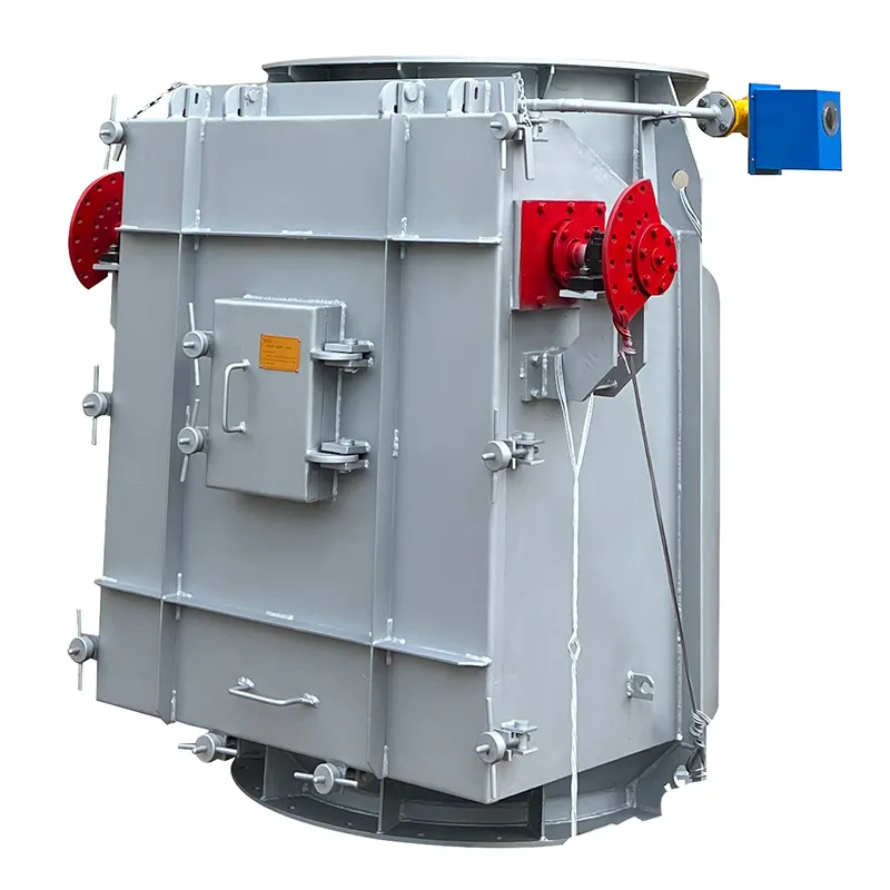 Высокотемпературная поворотная заслонка с противовесом (3)