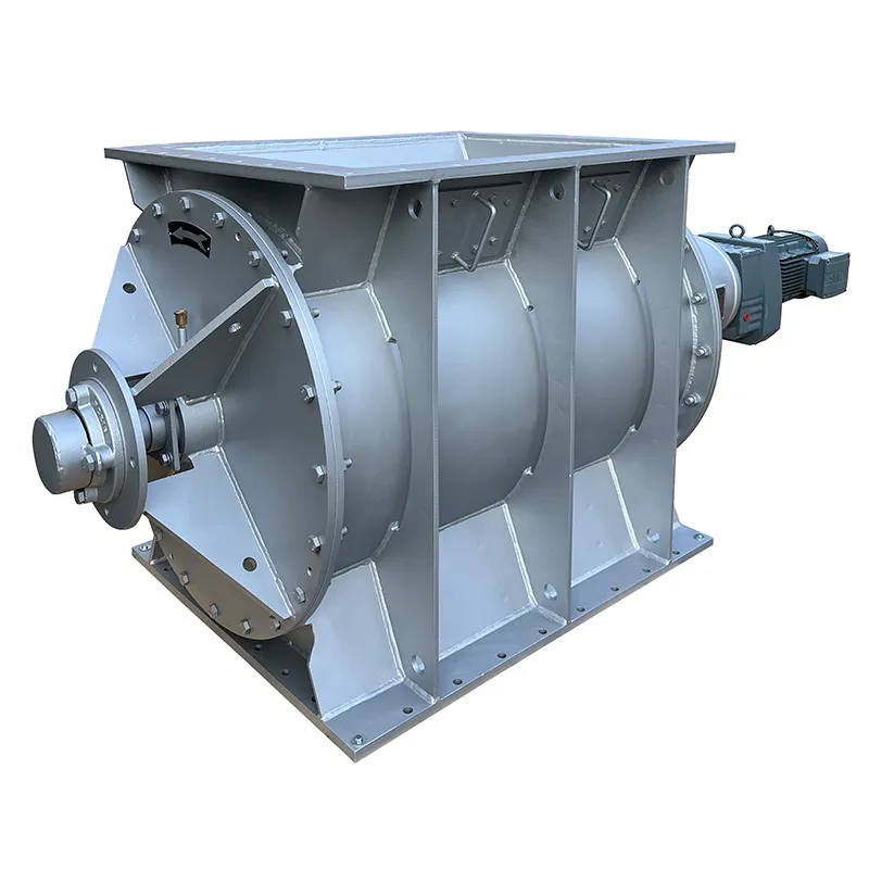 Высокотемпературный роторный питатель с защитой от просачивания газа для пылевидных материалов (3)