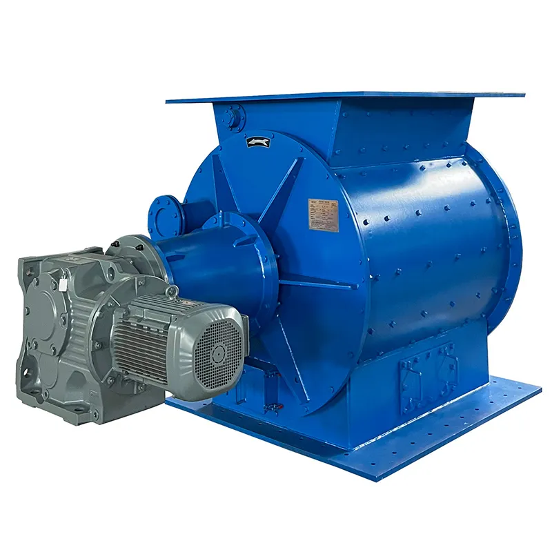 Высокотемпературный роторный питатель с защитой от просачивания газа для пылевидных материалов (5)