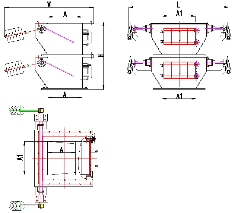Двухслойная однодверная поворотная заслонка с мягким уплотнением и противовесом (2)1477
