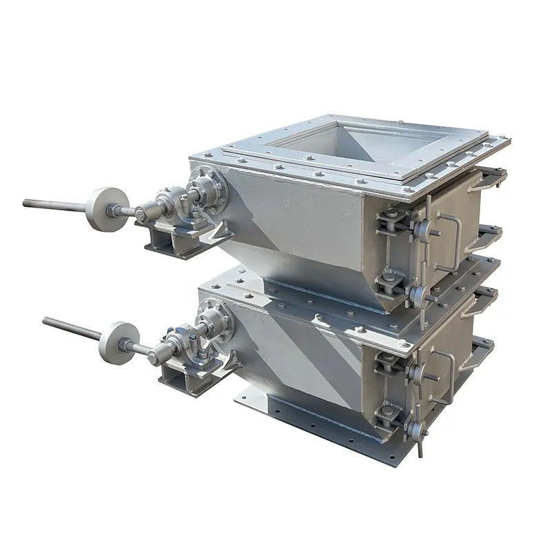 Двухслойная однодверная поворотная заслонка с мягким уплотнением и противовесом (4)