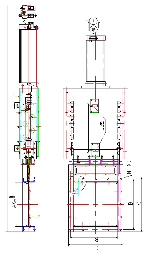 Пневматическая задвижка для кускового материала (1)1111