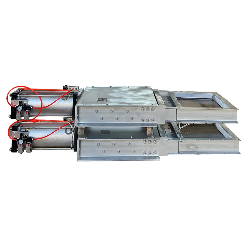 Пневматическая задвижка для кускового материала (2)