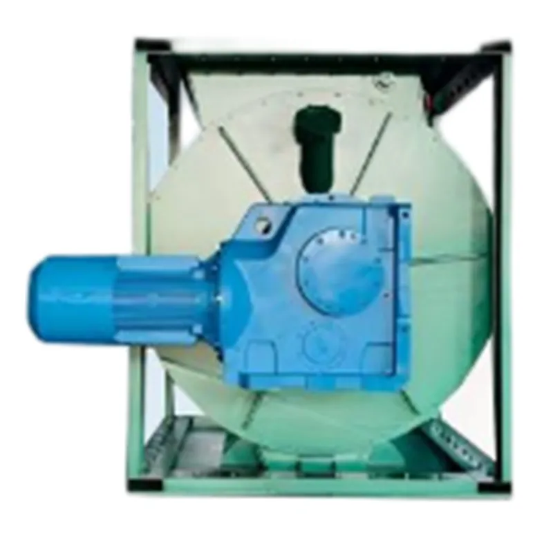 Роторный питатель с защитой от просачивания газа для кускового материала (2)