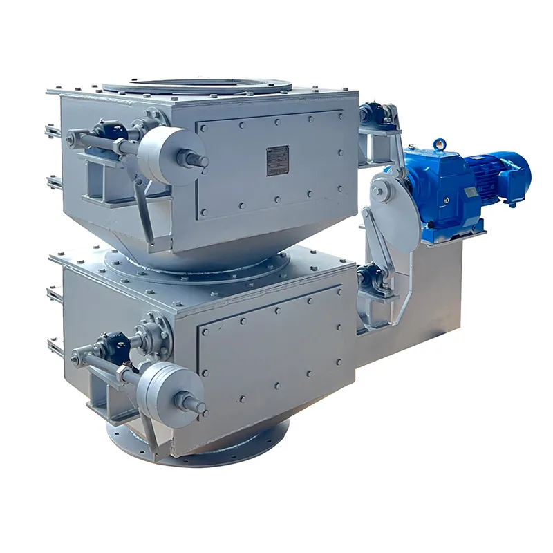 Электрическая двухслойная однодверная поворотная заслонка с мягким уплотнением (2)