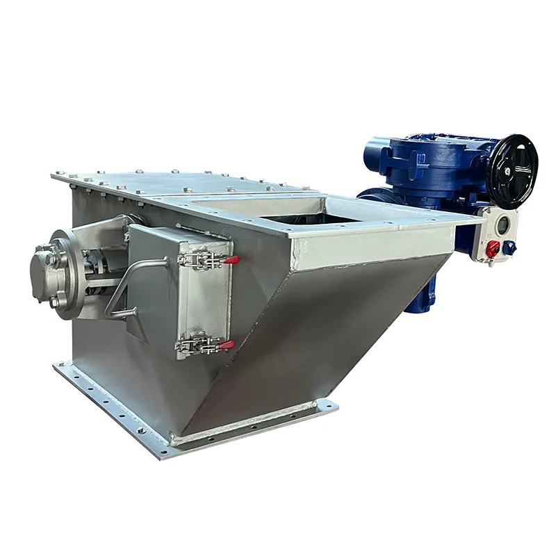 Электрический регулирующий клапан расхода для кускового материала (1)