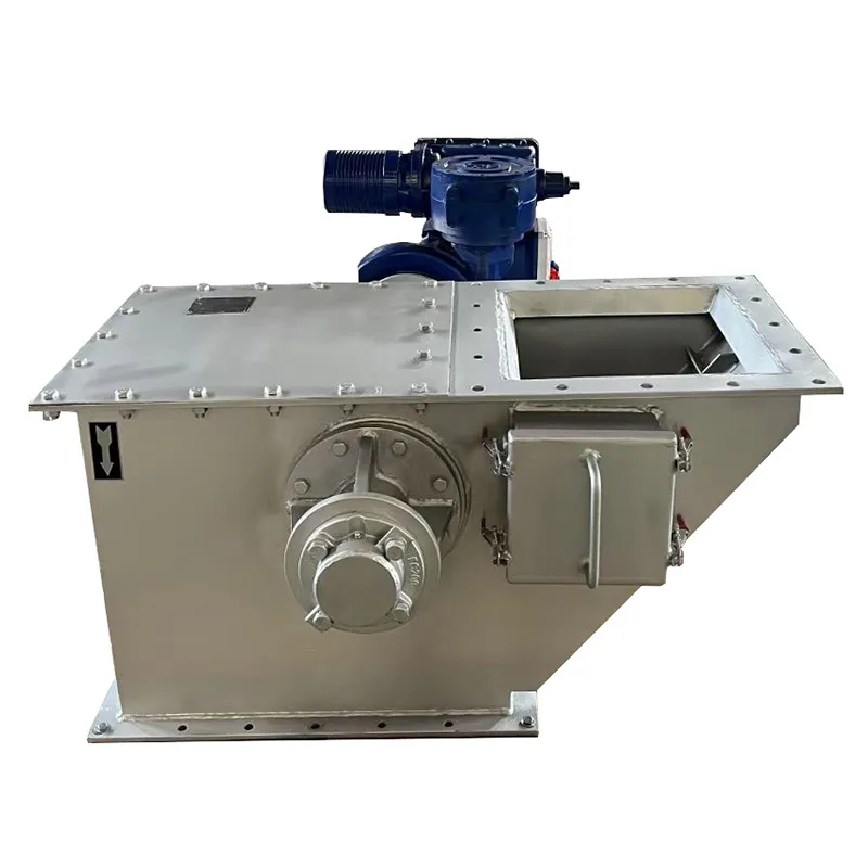 Электрический регулирующий клапан расхода для кускового материала (3)